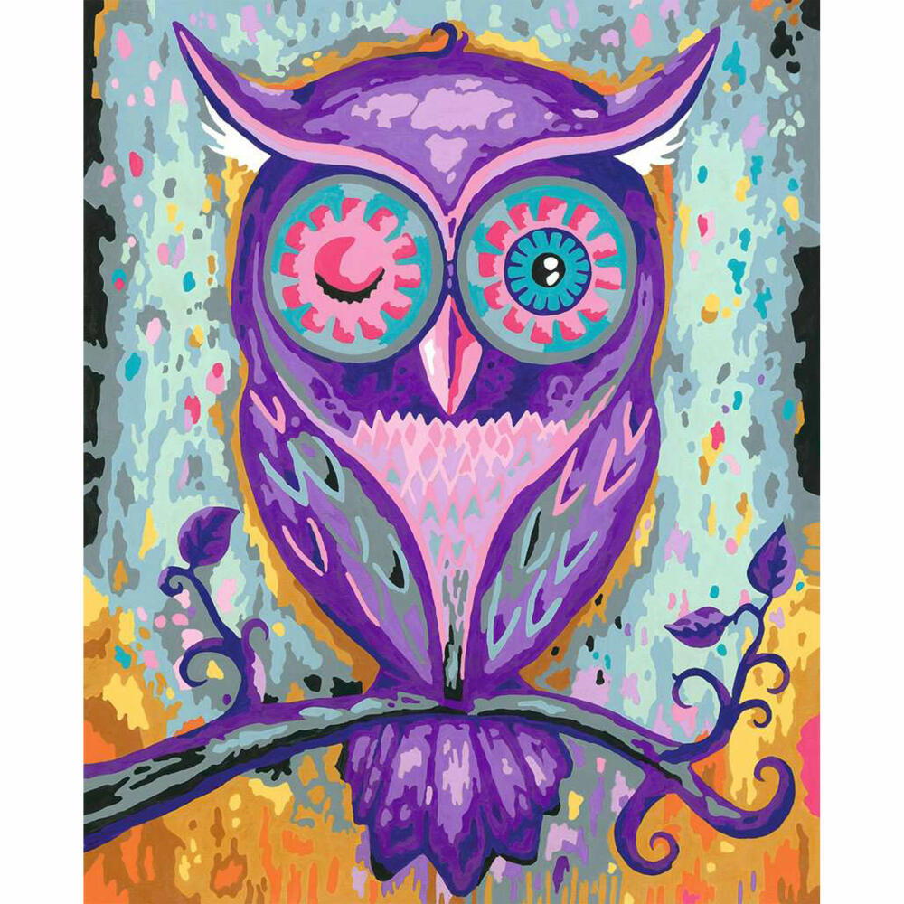 Ravensburger CreArt Dreaming Owl, Malen nach Zahlen, Malset, Malvorlage, Malen, 28990