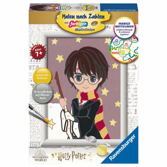 Ravensburger Malen nach Zahlen Harry, Mal-Set für Kinder, 29296