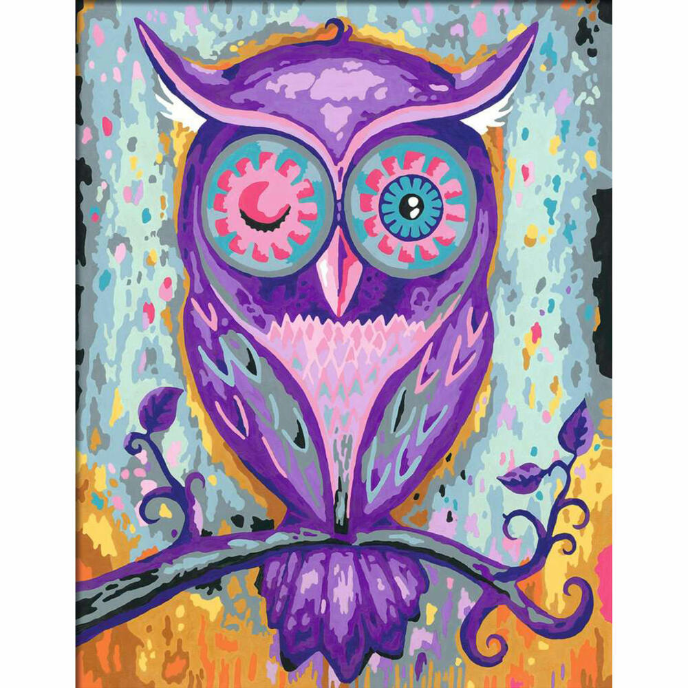 Ravensburger CreArt Dreaming Owl, Malen nach Zahlen, Malset, Malvorlage, Malen, 28990
