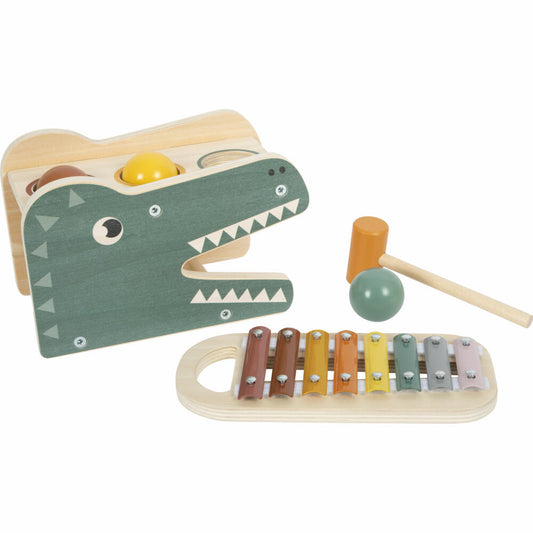 Legler Small Foot Tapping Game with Xylophone Safari, Instrument, Educational Toy, from 12 months, 12461