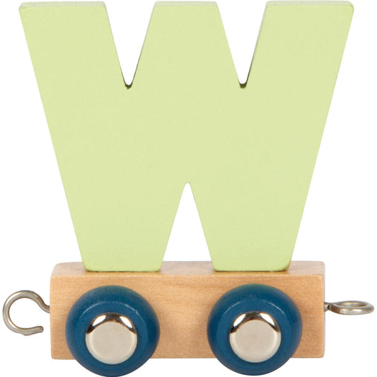 Legler Small Foot Buchstabenzug Polar W, Holzbuchstaben, Namenszug, Holz, ab 24 Monaten, 12593