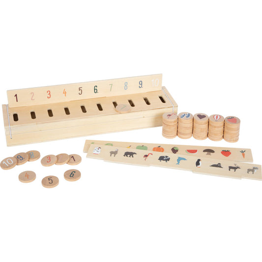 Legler Small Foot picture sorting box world explorer, educational toy, motor skills game, wood, from 3 years, 12469
