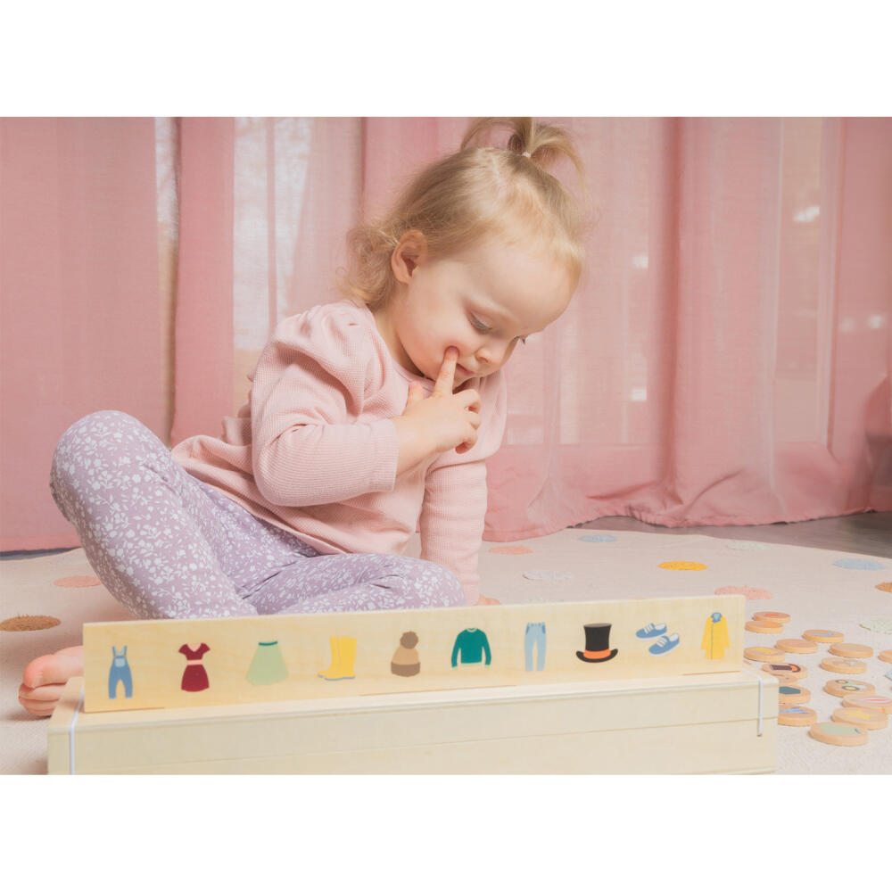 Legler Small Foot picture sorting box world explorer, educational toy, motor skills game, wood, from 3 years, 12469