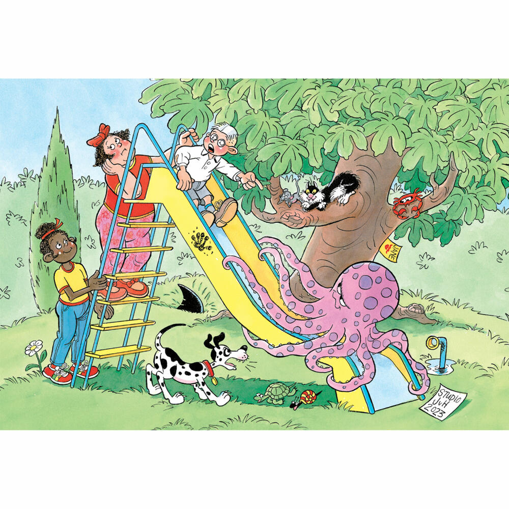 Jumbo Spiele Jan van Haasteren Junior Die glatte Rutschbahn, Kinderpuzzle, Kinder Puzzle, 150 Teile ab 5 Jahre, 1110100319