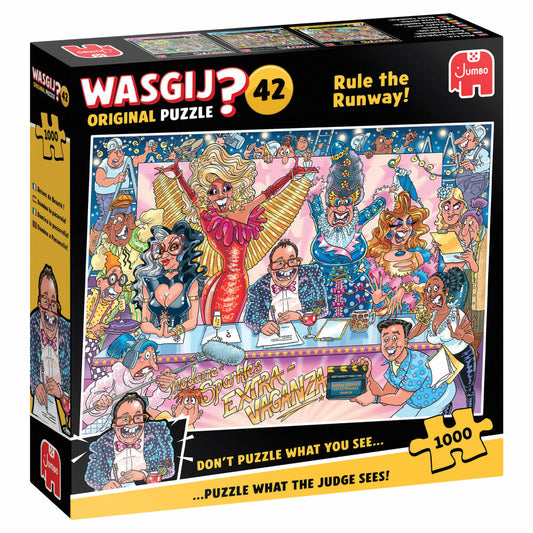 Jumbo Spiele Wasgij Original 42 Glanz und Glitter!, Puzzle, Erwachsenenpuzzle, 1000 Teile, 1110100013