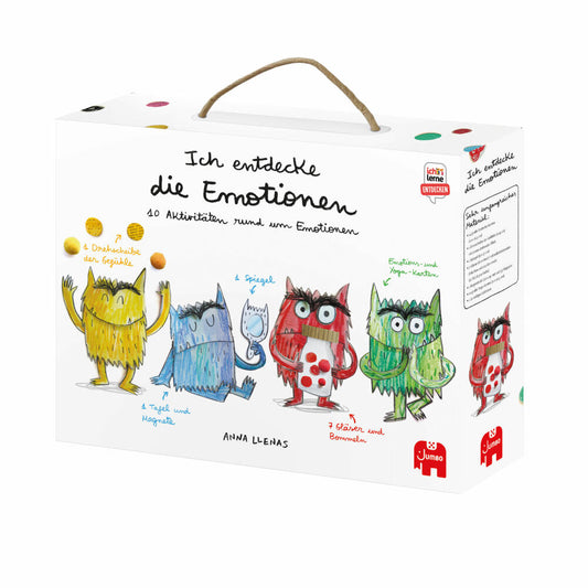 Jumbo Spiele Ich lerne entdecken Das Farbenmonster - Color Monster, Lernspiel, Kinderspiel, ab 3 Jahren, 1110101623