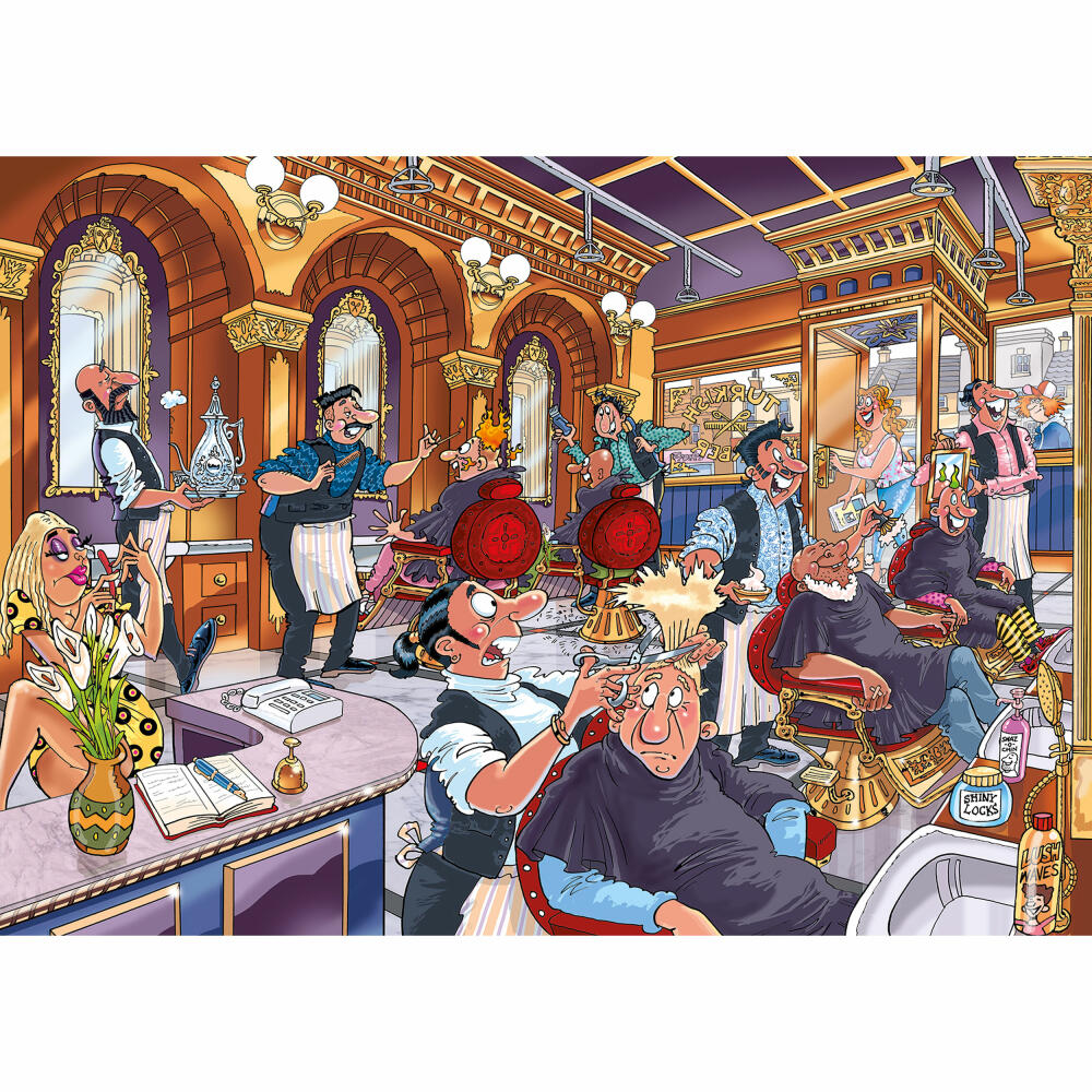 Jumbo Spiele Wasgij Mystery 27 Um Haaresbreite, Puzzle, Erwachsenenpuzzle, 1000 Teile, 1110100593