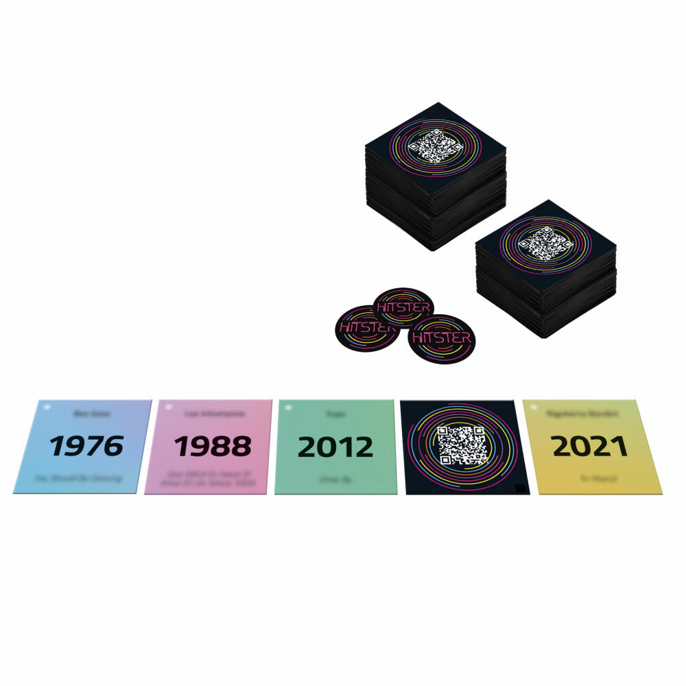Jumbo Spiele Hitster - Summer Party, Musik Partyspiel, Ratespiel, ab 16 Jahren, 1110100357