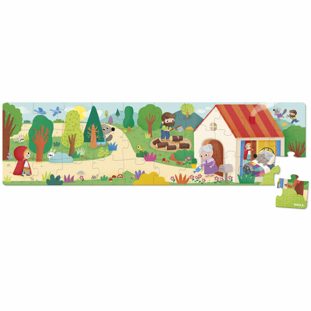 Jumbo Spiele GOULA XXL Puzzle Red Riding Hood, Kinderpuzzle, Kinder, 30 Teile, ab 3 Jahren, 1110700207