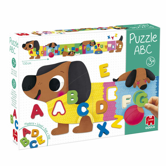 Jumbo Spiele GOULA XXL-Alphabet-Puzzle, Kinderpuzzle, Kinder, 26 Teile, ab 3 Jahre, 1110100491