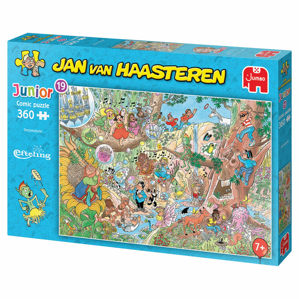 Jumbo Spiele Jan van Haasteren Junior Efteling Traumreise, Kinderpuzzle, Kinder Puzzle, 360 Teile, 1110100517