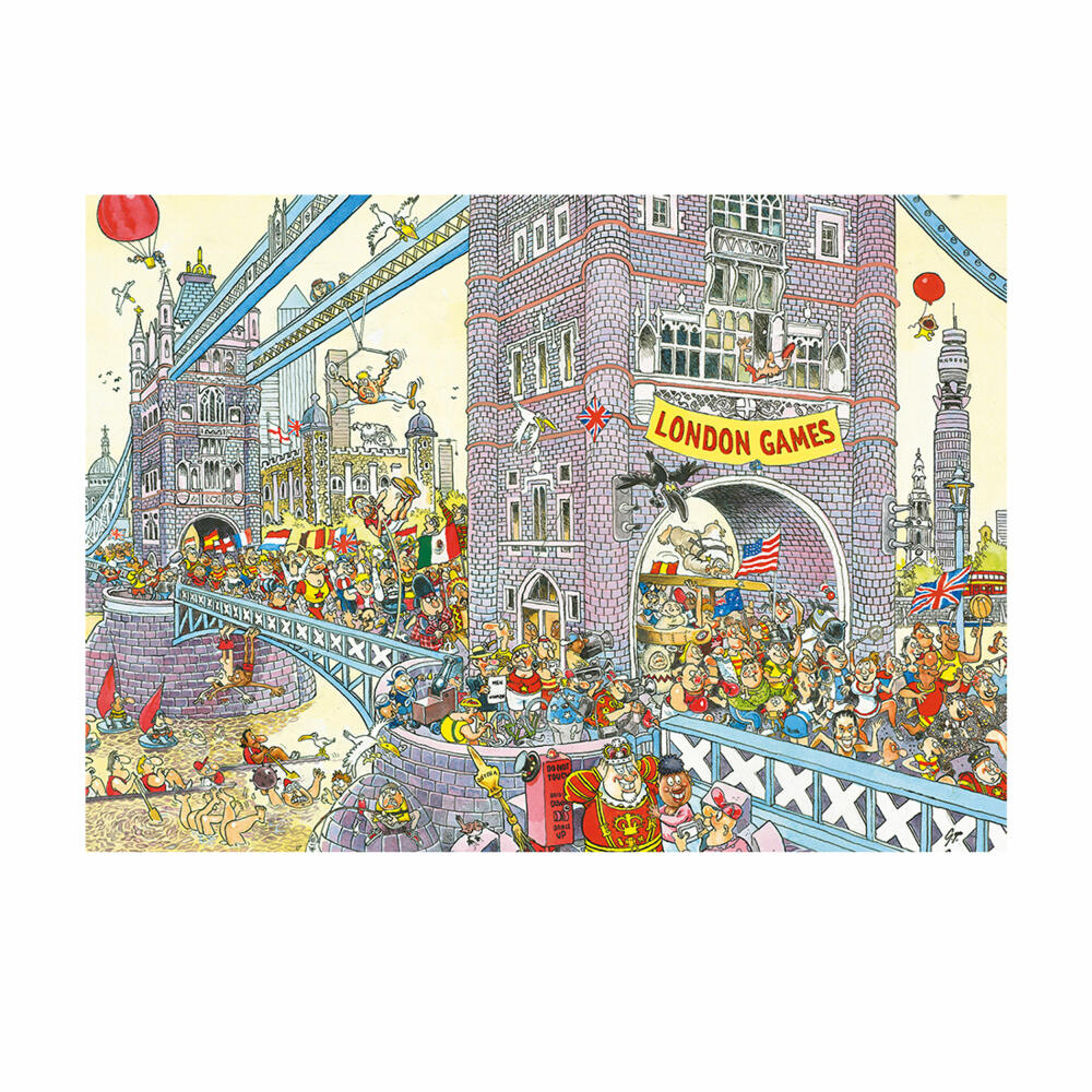 Jumbo Spiele Wasgij Retro Mystery 8 Die letzte Hürde!, Puzzle, Erwachsenenpuzzle, 1000 Teile, 1110100330