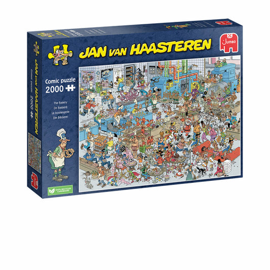 Jumbo Spiele Jan van Haasteren Die Bäckerei, Comic Puzzle, Erwachsenenpuzzle, 2000 Teile, 1110100311