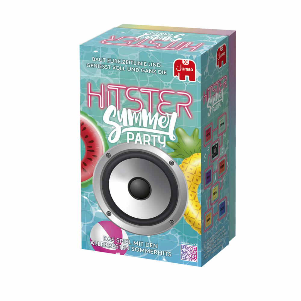 Jumbo Spiele Hitster - Summer Party, Musik Partyspiel, Ratespiel, ab 16 Jahren, 1110100357