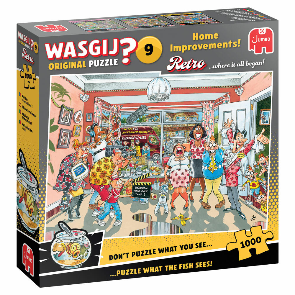 Jumbo Spiele Wasgij Retro Original 9 Reine Geschmackssache, Puzzle, Erwachsenenpuzzle, 1000 Teile, 1110100502