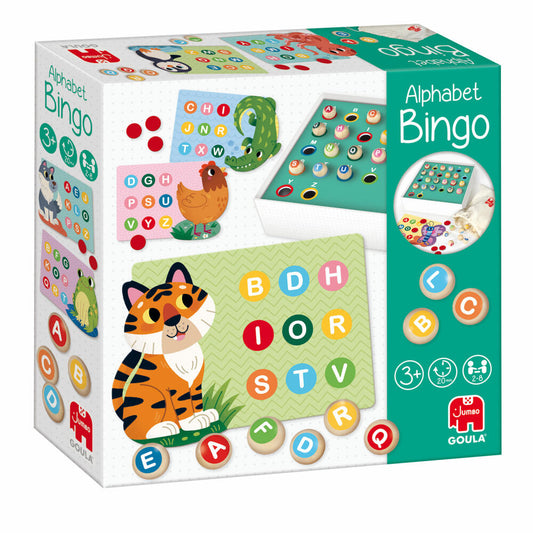 Jumbo Spiele GOULA Alphabet Bingo, Lernspiel, Spiel, Kinder, ab 3 Jahren, 1110100496