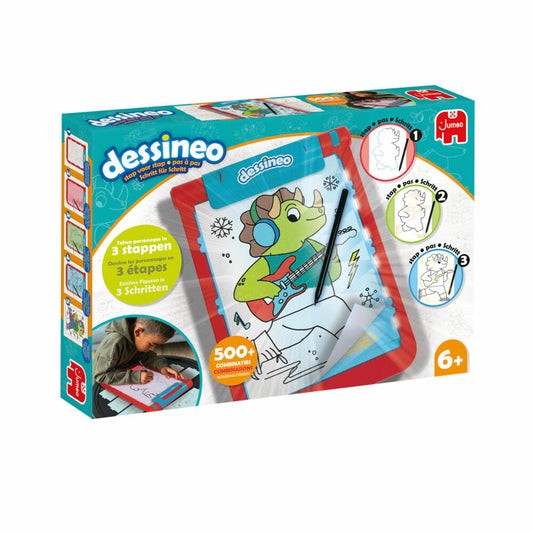 Jumbo Spiele Dessineo Characters, Zeichenstudio, Kreativset, Zeichnen, ab 6 Jahren, 19892