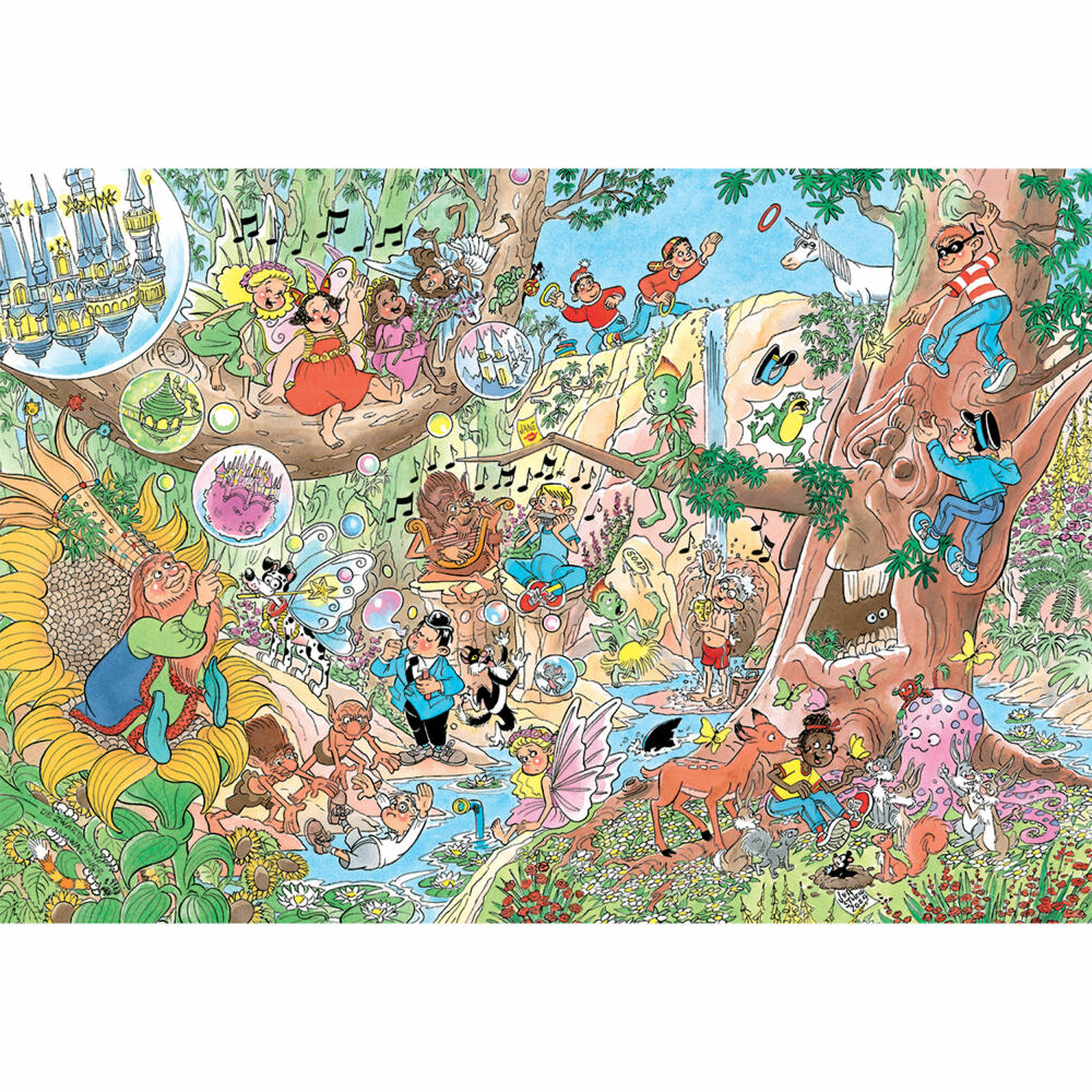 Jumbo Spiele Jan van Haasteren Junior Efteling Traumreise, Kinderpuzzle, Kinder Puzzle, 360 Teile, 1110100517