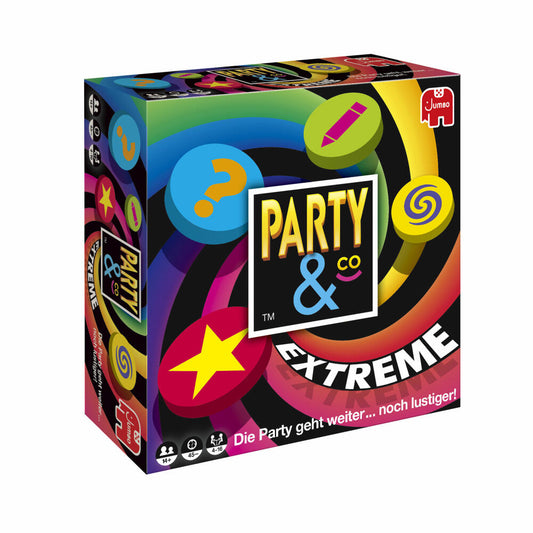 Jumbo Spiele Party & Co. Extreme 4.0, Partyspiel, Teamspiel, Brettspiel, ab 14 Jahren, 19951
