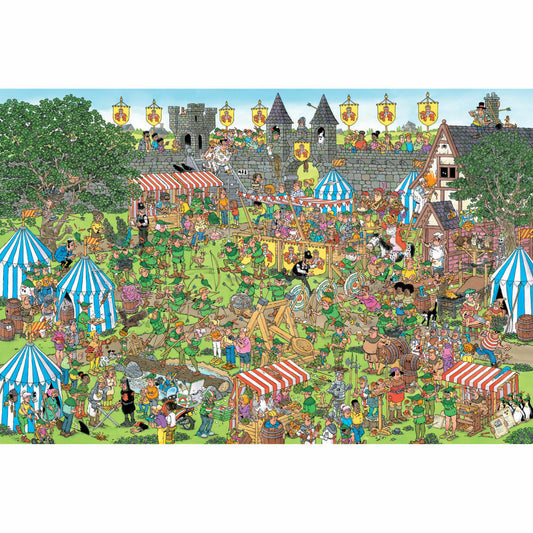 Jumbo Spiele Jan van Haasteren Robin Hood Festival, Comic Puzzle, Erwachsenenpuzzle, 1500 Teile, 1110100637