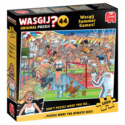 Jumbo Spiele Wasgij Orginal 44 Summer Games, Puzzle, Erwachsenenpuzzle, 1000 Teile, 1110100333