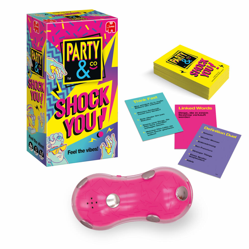Jumbo Spiele Party & Co. Shock You, Partyspiel, Erwachsenenspiel, ab 16 Jahren, 1110100136