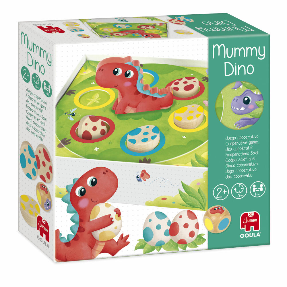 Jumbo Spiele GOULA Dino Mama, Kooperatives Spiel, Kinderspiel, Brettspiel, ab 2 Jahren, 1110100495