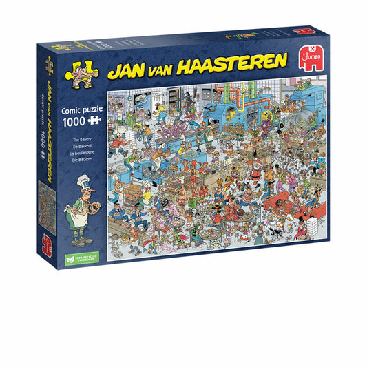 Jumbo Spiele Jan van Haasteren Die Bäckerei, Comic Puzzle, Erwachsenenpuzzle, 1000 Teile, 1110100310