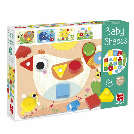Jumbo Spiele GOULA Baby Formen, Kinderspiel, Farblernspiel, Kinder Spiel, ab 2 Jahren, 59456