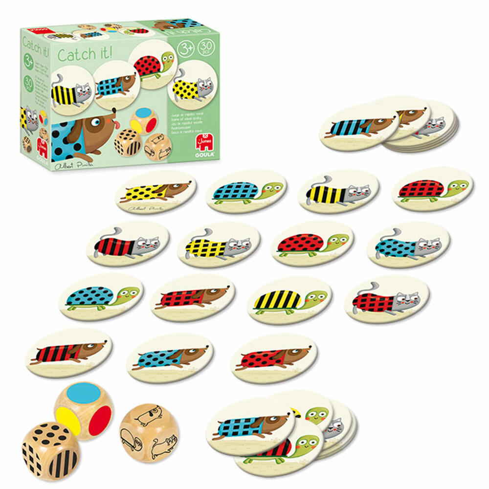 Jumbo Games GOULA Catch it!, children's game, educational game, reaction game, combination game, children's game, 53446