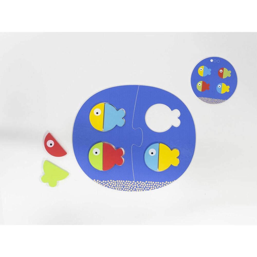 Jumbo Games GOULA Fish Match &amp; Mix, Educational Game, Children's Toys, Wooden Toys, Children's Toys, 53476