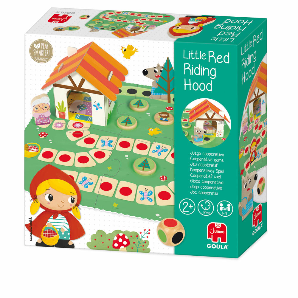 Jumbo Games GOULA Little Red Riding Hood, Children's Game, Board Game, Cooperative Game, Children, 55262