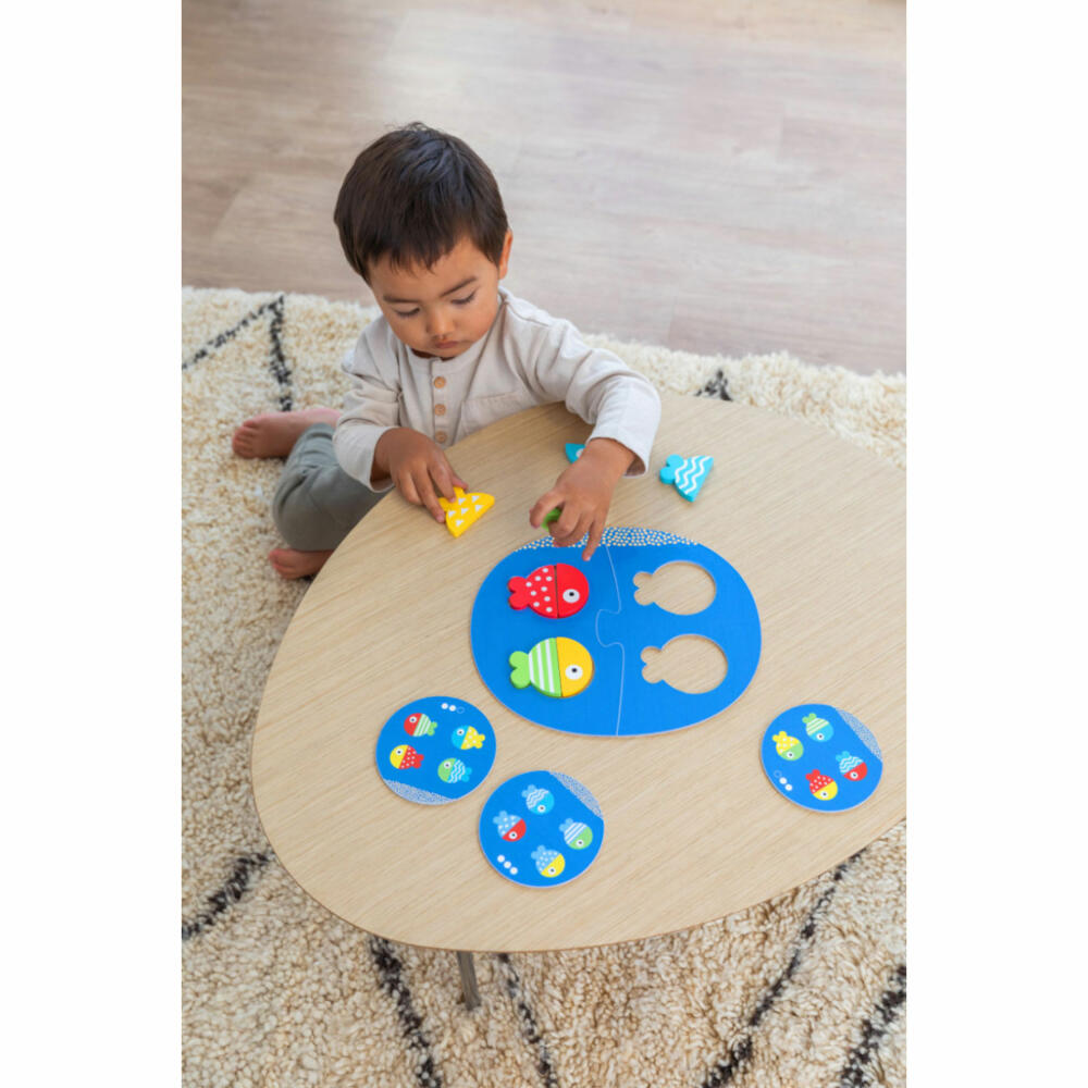 Jumbo Games GOULA Fish Match &amp; Mix, Educational Game, Children's Toys, Wooden Toys, Children's Toys, 53476