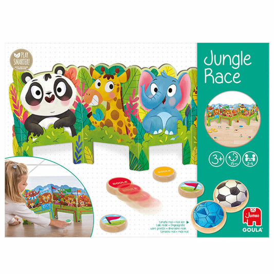 Jumbo Games GOULA Jungle Race, Children's Game, Skill Game, Family Game, Children's Game, 53472