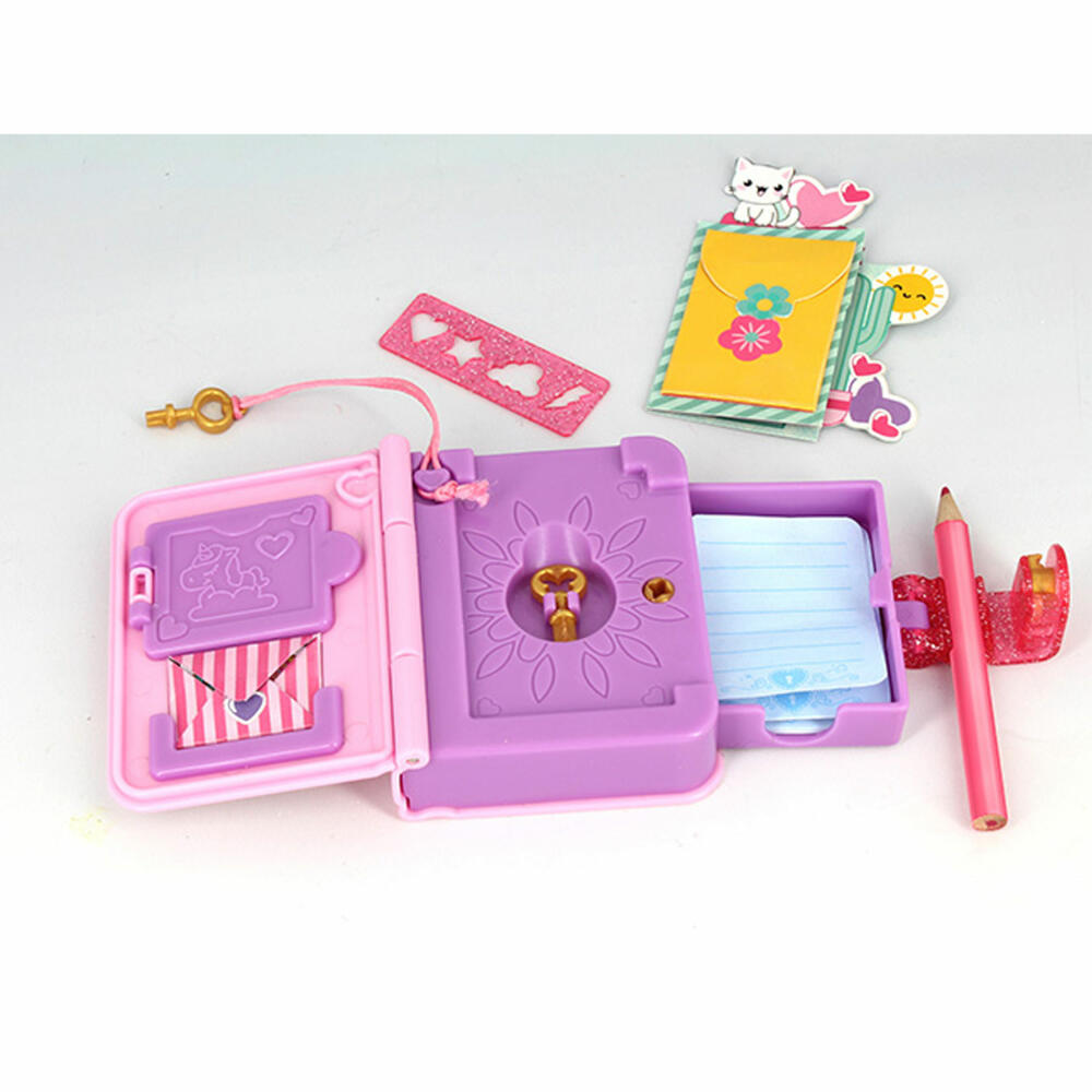 Jumbo Spiele Funlockets Geheimes Mini-Tagebuch, mit Schloss, Notizbuch, Kinder, ab 6 Jahren, S22250FR1