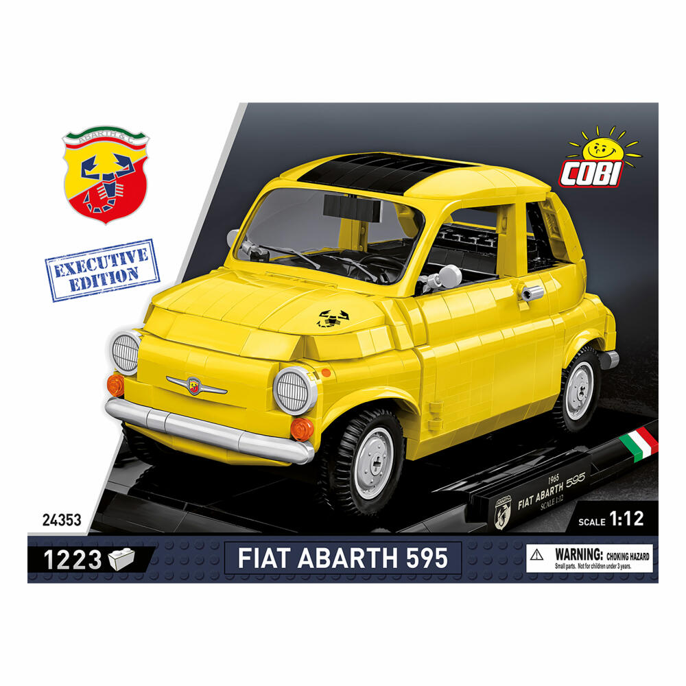COBI Klemmbausteinset 1965 Fiat 500 Abarth Executive Edition, 1205 Teile, 24353