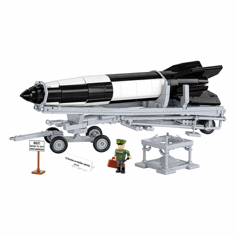 COBI Klemmbausteinset V2 Rakete mit Transporter Executive Edition, WW2, 1210 Teile, 3120