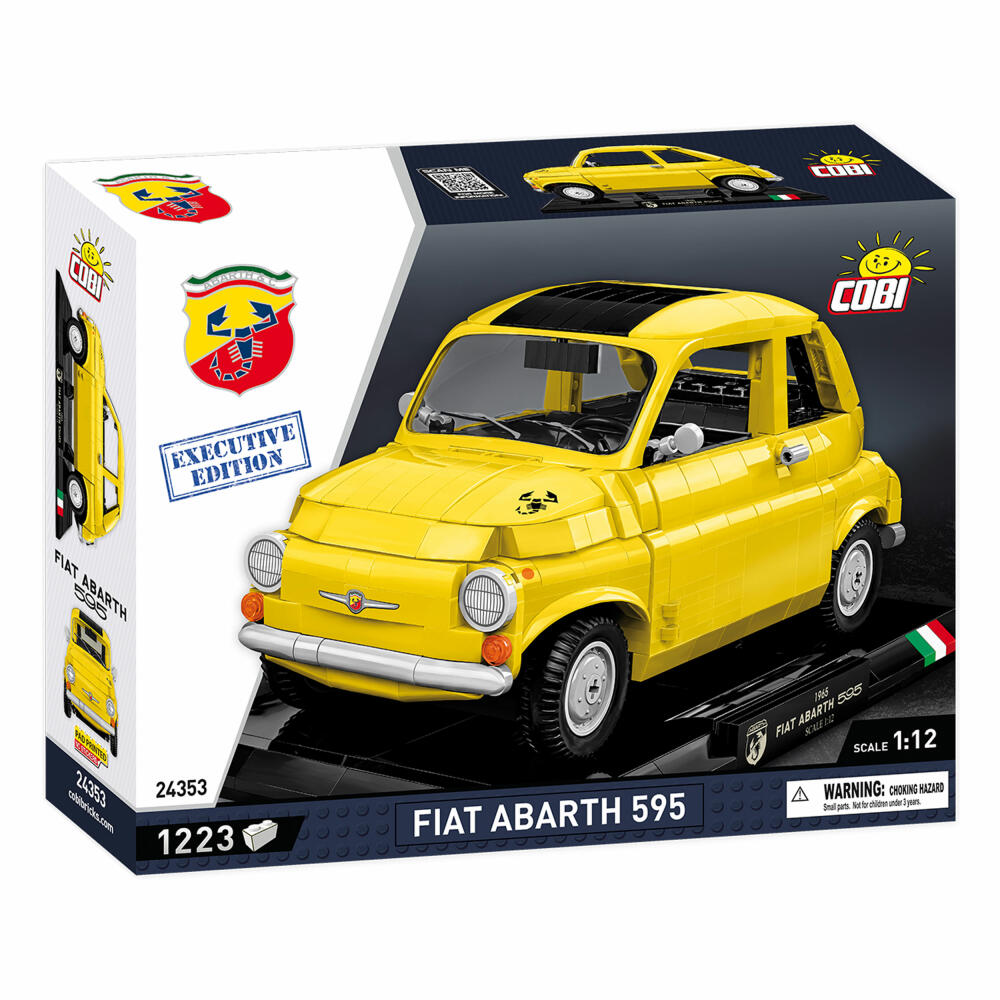 COBI Klemmbausteinset 1965 Fiat 500 Abarth Executive Edition, 1205 Teile, 24353