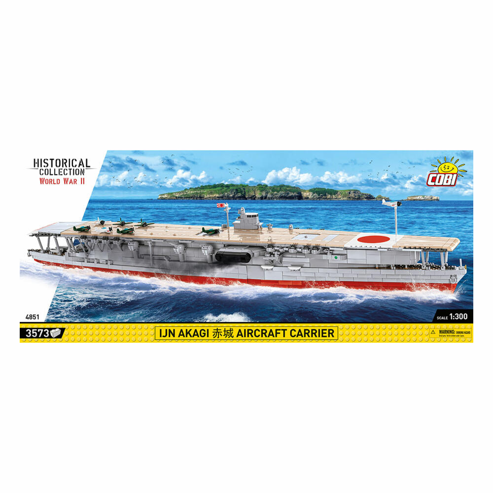 COBI Klemmbausteinset IJN Akagi Aircraft Carrier, WW2 Flugzeugträger, 3573 Teile, 4851