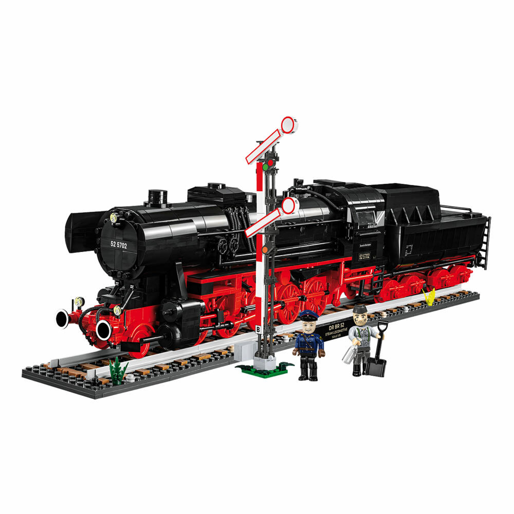 COBI Klemmbausteinset DRB Class 52 Dampflokomotive & Weiche, 2745 Teile, 6287