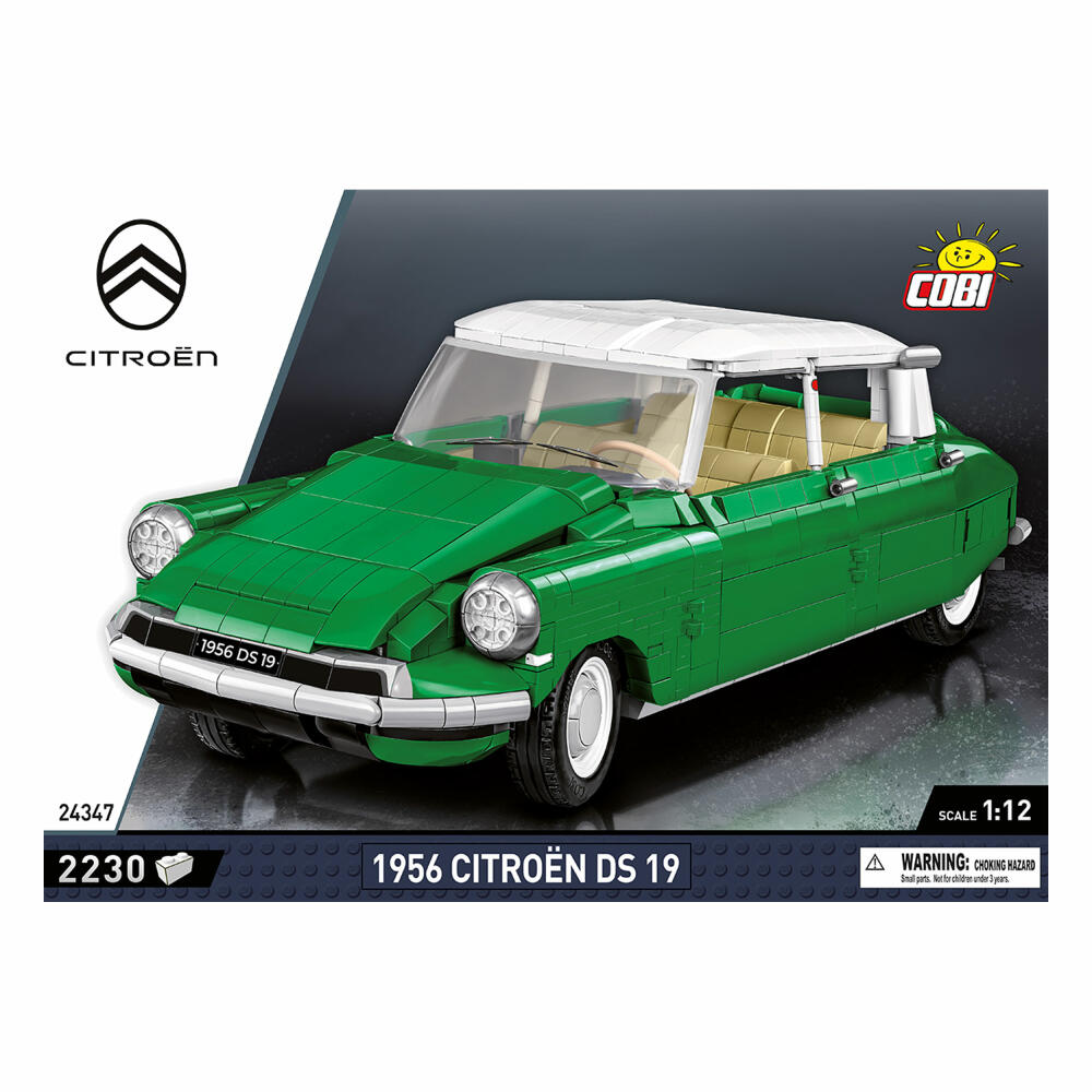 COBI Klemmbausteinset 1956 Citroen DS. 19, Auto, 2230 Teile, 24347