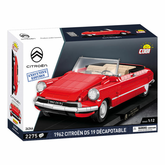 COBI Klemmbausteinset 1962 Citroen DS. 19 Convertible Executive Edition, 2275 Teile, 24346