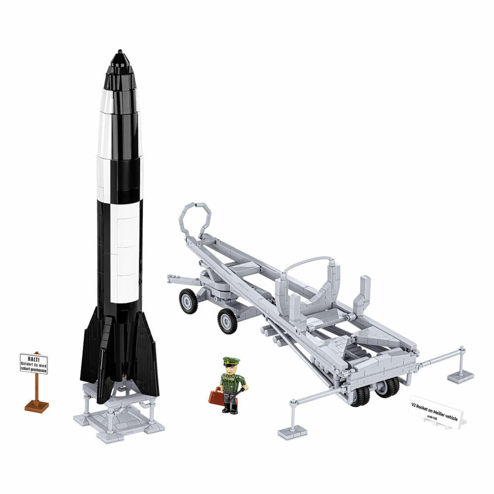 COBI Klemmbausteinset V2 Rakete mit Transporter Executive Edition, WW2, 1210 Teile, 3120