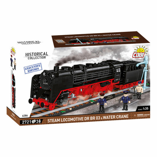 COBI Klemmbausteinset DR BR 03 Dampflokomotive & Wasserpumpe, 2747 Teile, 6286