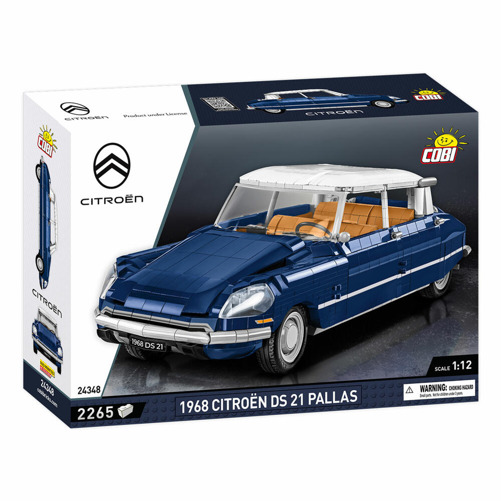 COBI Klemmbausteinset 1968 Citroen DS. 21 Pallas, Auto, 2265 Teile, 24348