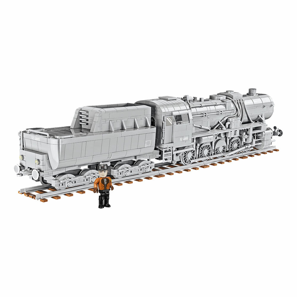 COBI Klemmbausteinset Kriegslokomotive Baureihe 52, WW2 Eisenbahn, 2476 Teile, 6281