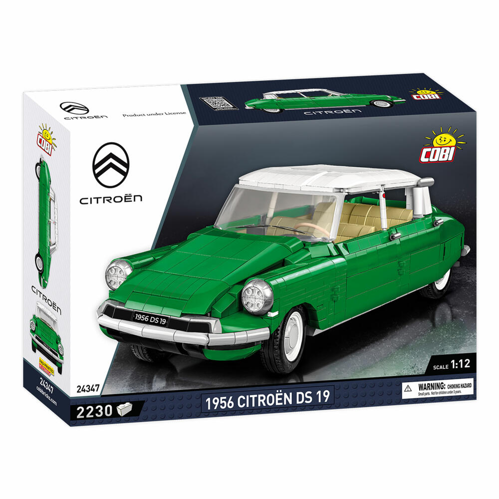 COBI Klemmbausteinset 1956 Citroen DS. 19, Auto, 2230 Teile, 24347