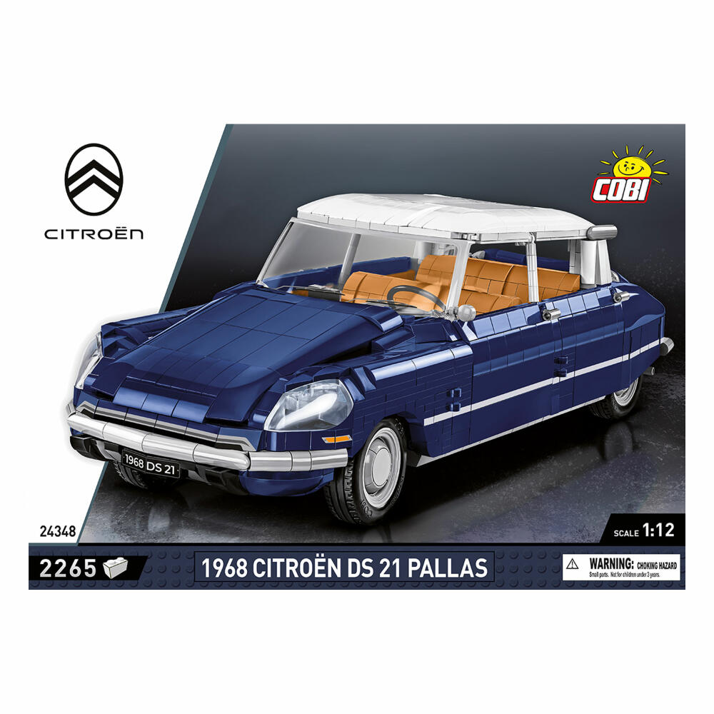 COBI Klemmbausteinset 1968 Citroen DS. 21 Pallas, Auto, 2265 Teile, 24348