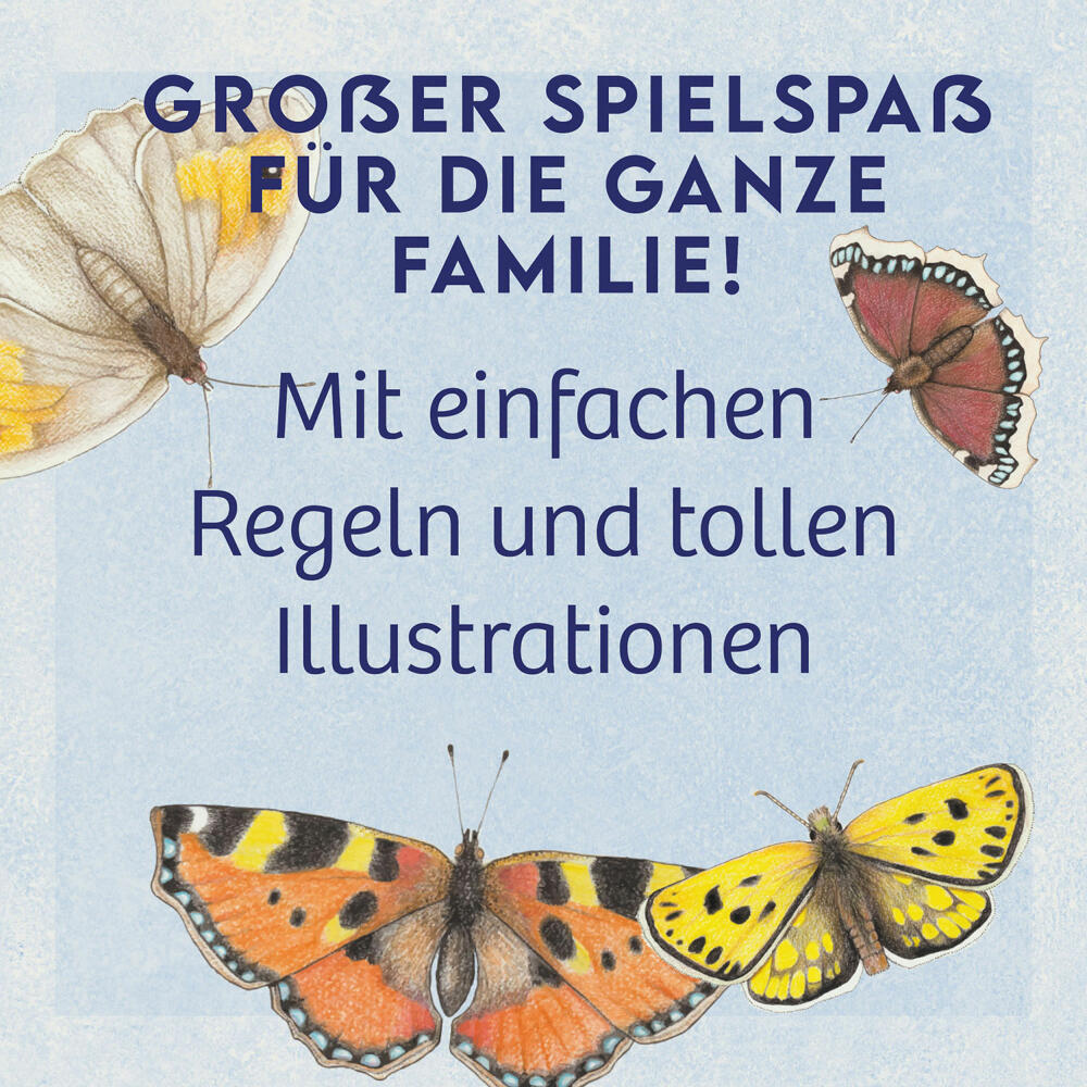 KOSMOS Blütenreich Ein Garten voller Schmetterlinge, Familienspiel, Kartenspiel, ab 10 Jahren, 684907