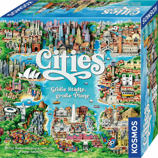 KOSMOS Cities, Strategiespiel, Gesellschaftsspiel, Bettspiel, ab 10 Jahren, 685096